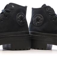 Converse All Star Lugged Zapatillas deportivas negras para mujer ver 7