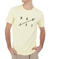 T-Shirt Gelb Mann Hurley MTSEU00013 günstig