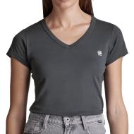 Graues T-Shirt Frau G-Star Raw Eyben D21314-4107