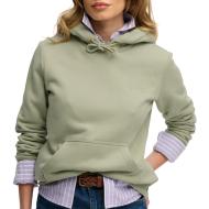 Sudadera verde para mujer Superdry Essential Logo