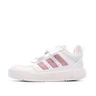 Zapatillas blancas/rosas para niña Adidas Tensaur barato