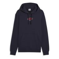 Sweat Marine/Rouge Homme Puma Ess Logo pas cher