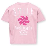 Pink Girl's T-shirt Kids Only Sun-veras Flower Photo of the Espace des Marques %store% store - view of %key%
