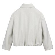 Blouson court Blanc Femme Teddy Smith Borana vue 2