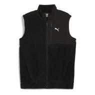 Puma Men's Sleeveless Down Jacket Black Open affordable