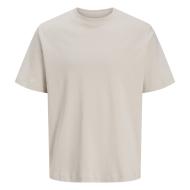 T-Shirt Beige Herren Jack & Jones Neck Ansicht 3