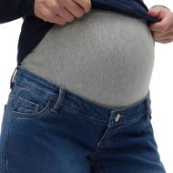Jeans Blau Frau Vero Moda Maternity Bumpband Ansicht 3