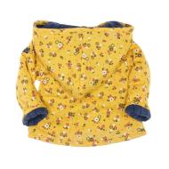 Chaqueta reversible niña azul/amarillo floral EOM Ezeima ver 4