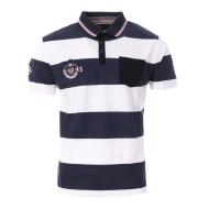 Polo de rugby azul marino/blanco para hombre TOWN barato