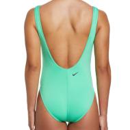 Badeanzug 1-teilig Grün Damen Nike U-back Ansicht 2
