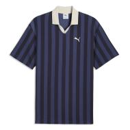 Polo Marine/Noir Homme Puma Class Relaxed pas cher