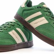 Teddy Smith White Suede Green Men's Sneakers Photo of the Espace des Marques %store% store - view of %key%