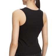 Women's Black Tank Top Calvin Klein Jeans A Woven Label Photo of the Espace des Marques %store% store - view of %key%