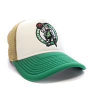 Herren-Kappe Weiß/Grün New Era NBA Flower Trucker Boscel Ansicht 2