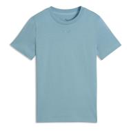 Camiseta azul para niño de Puma con el gato centrado