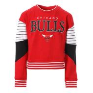 Sudadera roja de chica NBA Chicago Bulls Cheer