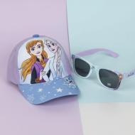 Kinder Sport Zone Die Schneekönigin - Kappe und Sonnenbrille in Blau/Malve Ansicht 2