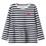 Blusa blanca/azulada para niña Name it Fliona barato