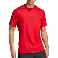 T-Shirt De Sport Rouge Homme Adidas Base pas cher