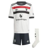 Manchester United Adidas Conjunto de niño blanco/gris/rojo 24/25 ver 3