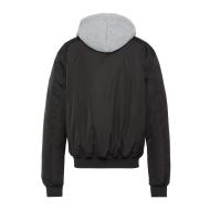 Jacke Schwarz Schott Pastron Abnehmbar Ansicht 2