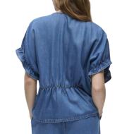 Blouse fluide Bleu femme Vero Moda Frame vue 2