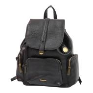 Sac à Dos Noir Femme Manoukian Soho pas cher