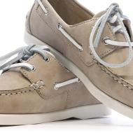 Zapatos náuticos beige para mujer TBS Bateau Cow Nubuck London ver 7