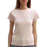 Camiseta de mujer rosa pálido Pepe jeans PL506037