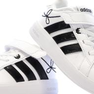 Adidas Grand Court 3.0 Mädchen Sneaker Weiß/Schwarz Ansicht 7