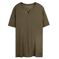 T-Shirt Kaki Homme Teddy Smith Gabriel pas cher