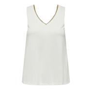 Weißes Tanktop Frau JDY Lurex