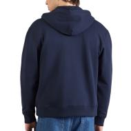 Sudadera con cremallera Calvin Klein Jeans Terry Monog Hombre Azul marino ver 2