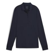 Women's navy polo shirt Puma Longsleeve affordable