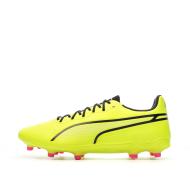 Chaussures de Foot Jaunes Homme Puma King Pro FG/AG