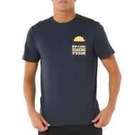 Camiseta de hombre azul marino Rip Curl Sun Soaker barato