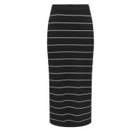 Women's Black Stripe Skirt JDY Bloom affordable