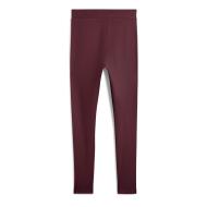 Pantalones de chándal Puma Ess de cintura alta para mujer, color burdeos ver 2