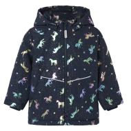 Chaqueta azul marino de niña Name it Unicorn barato