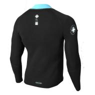 Camiseta de neopreno para hombre Ocean Step Optimizer 2/2 mm, negro y azul aceite ver 2
