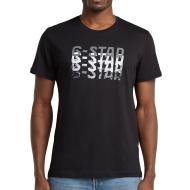Schwarzes Herren-T-Shirt von G-Star RAW, verwaschen günstig