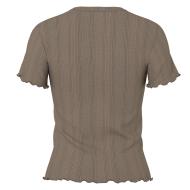 Pieces Marie Camiseta gris de mujer ver 2