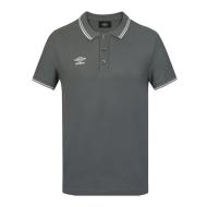 Polo gris para hombre Umbro Clásico barato
