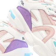 Zapatillas deportivas blancas y rosas para mujer Nasa Jabalem ver 7