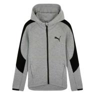 Grey Zippe Sweat Boy Puma 672882
