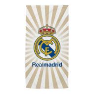 Real Madrid Beach Towel, Beige/White, 140 x 70 cm affordable