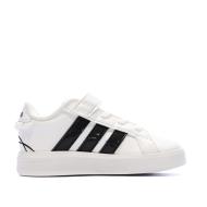 Adidas Grand Court 3.0 Mädchen Sneaker Weiß/Schwarz Ansicht 2
