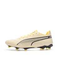 Chaussures de Football Ecru/Noir Homme Puma King Pro