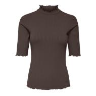 T-Shirt Marron Foncé Femme JDY Fransiska
