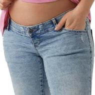 Women's Blue Slim Jeans Mamalicious Barka Photo of the Espace des Marques %store% store - view of %key%